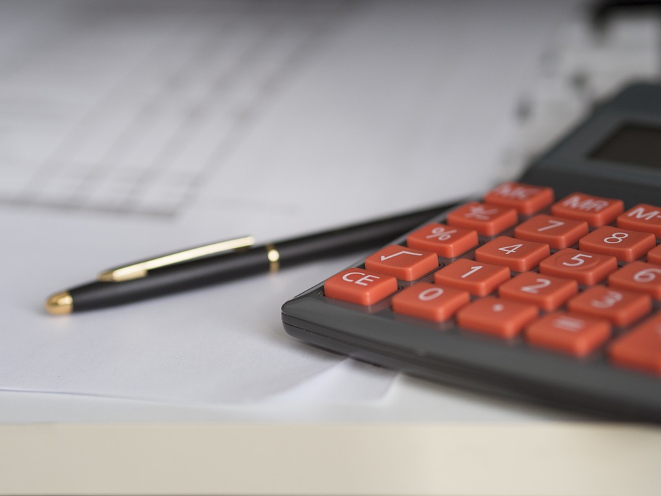 pen and calculator