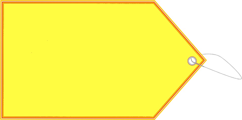 empty hang tag